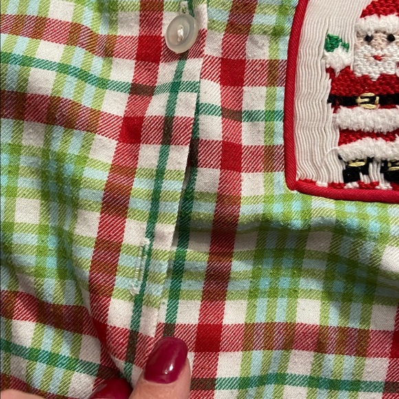 Three Sisters smocked Plaid Kids Pajamas with Ruffle Trim 24 months - Picture 10 of 10